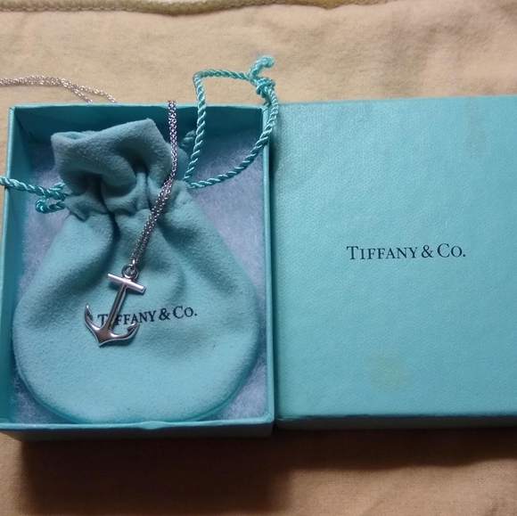 Tiffany & Co. Vintage Sterling Silver Anchor Pendant and Chain - RESTORED - Picture 6 of 8